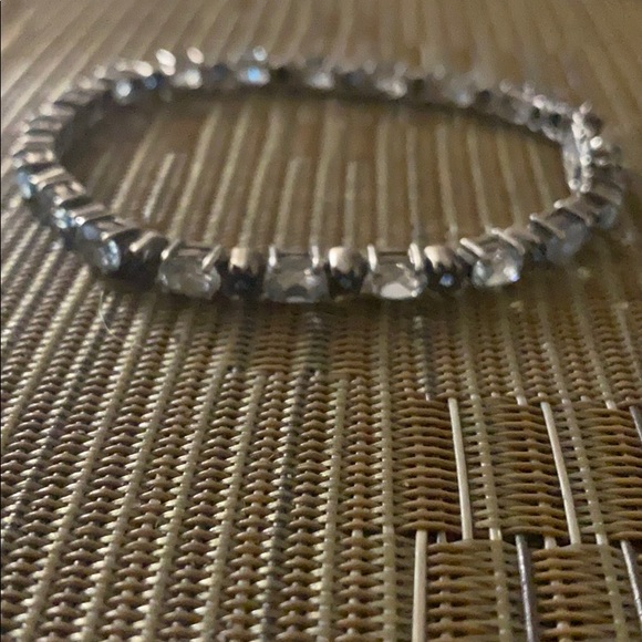 Ss  blue topaz and sapphire stone bracelet - Picture 6 of 6